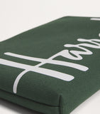Harrods Medium Cotton Logo Pouch, UK version