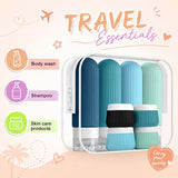 Livingandhome 14-piece silicone travel bottle set, UK version