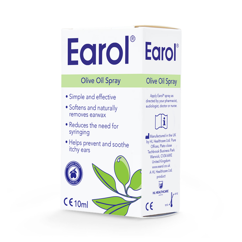 Earol olive oil ear spray 10 ml, imported from the UK