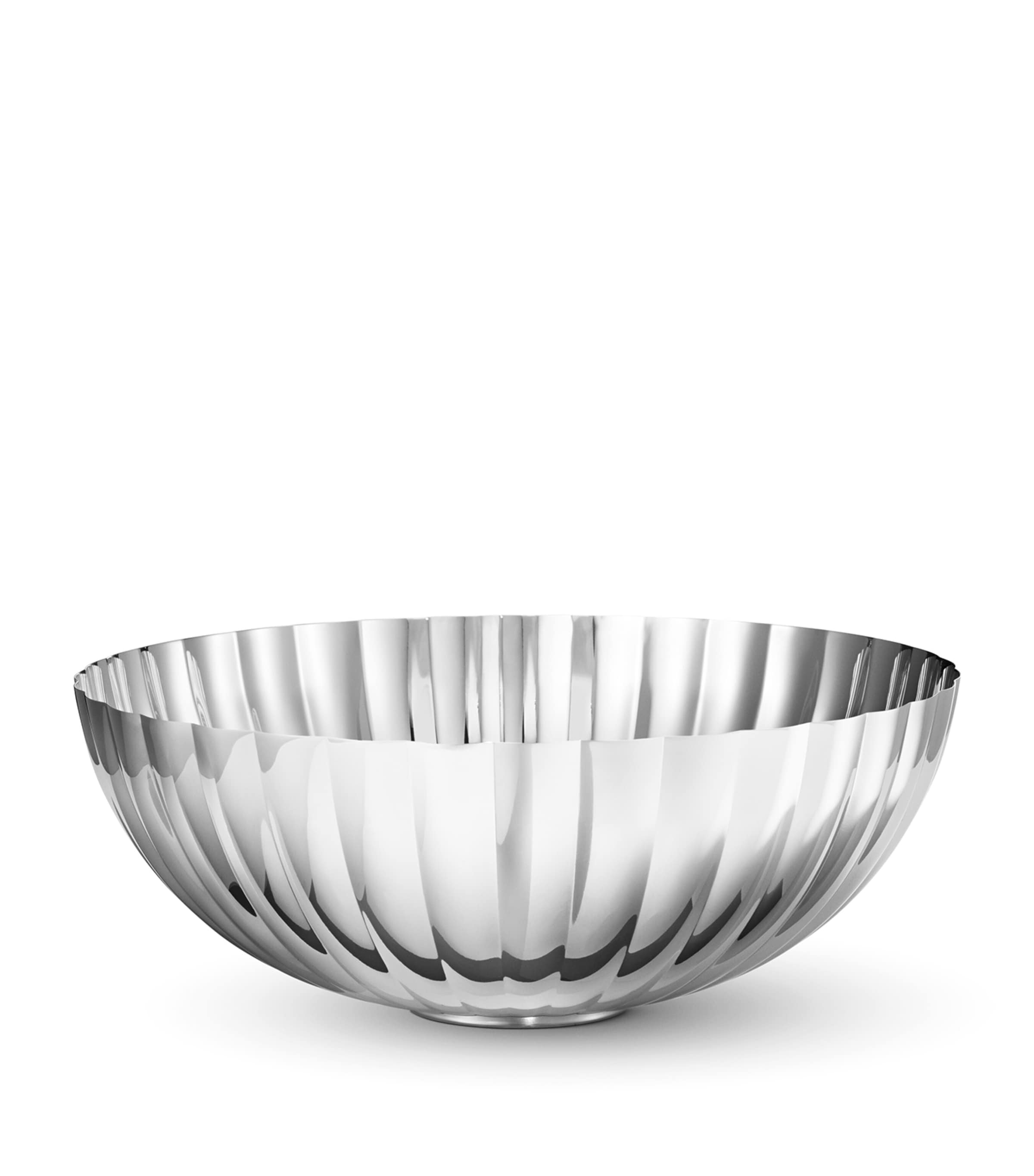 Georg Jensen large stainless steel Bernadotte bowl 26cm, UK version