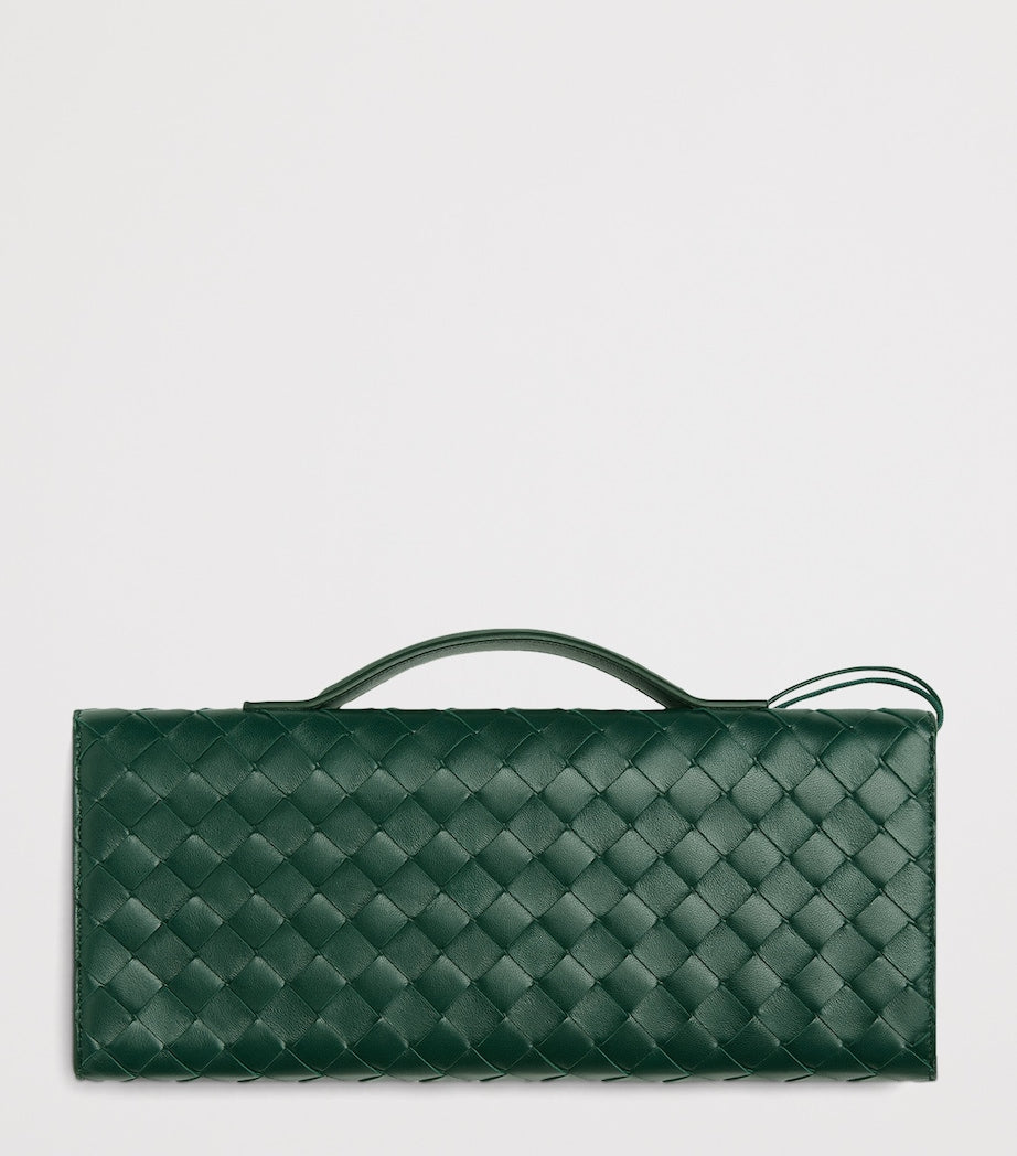 Bottega Veneta Intrecciato leather clutch bag, UK version
