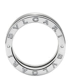 Bvlgari B.zero1 three-band white gold ring - British product