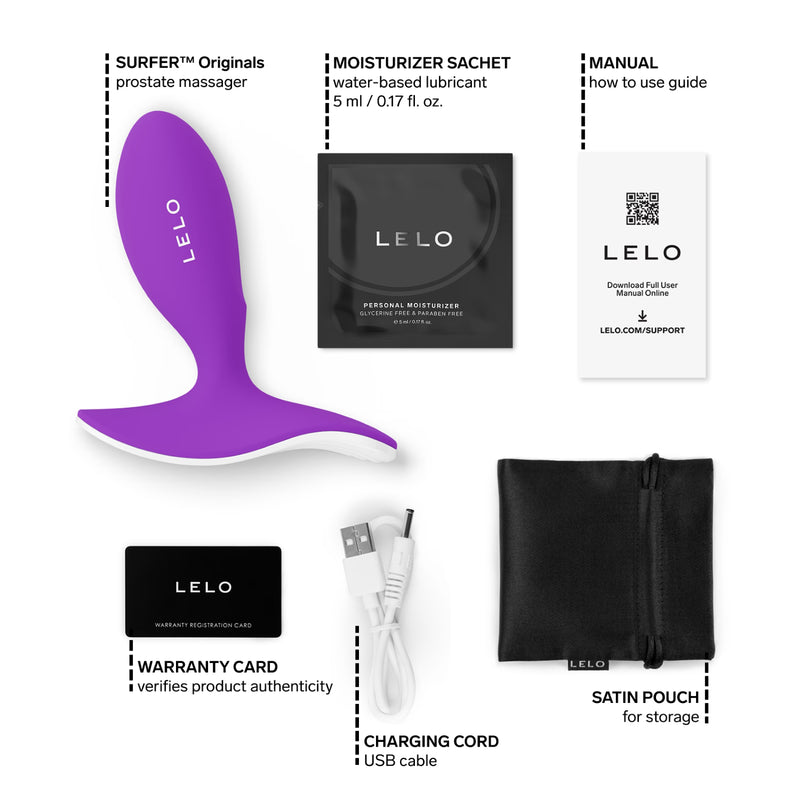 LELO SURFER prostate massager purple, imported from the UK