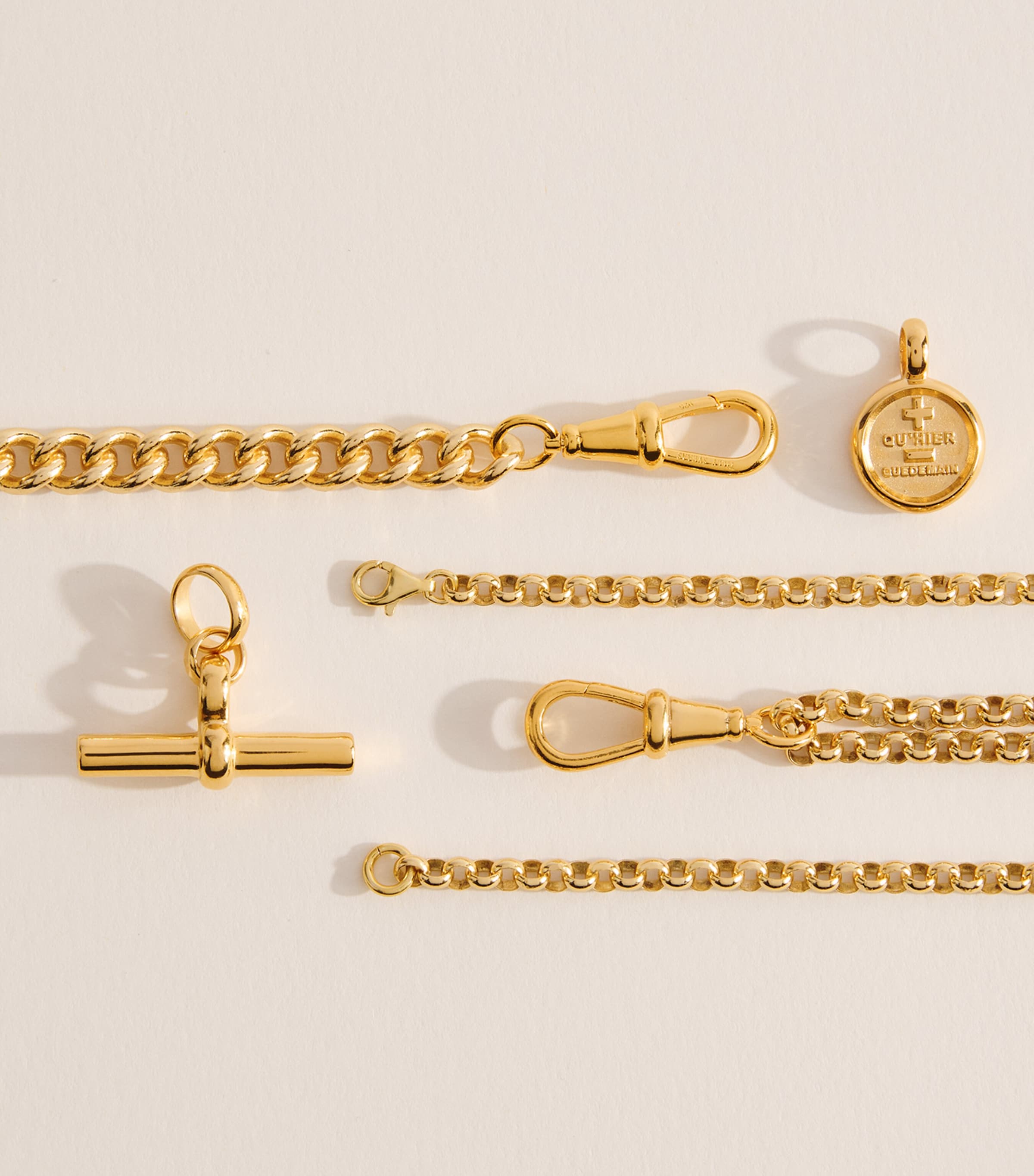 Tilly Sveaas Moi Toi gold-plated set necklace, imported from the UK