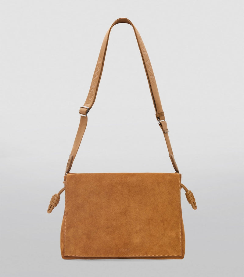 Men's Suede and Calfskin Satchel with Adjustable Strap and Zip Pocket, 24cm x 34cm x 12cm