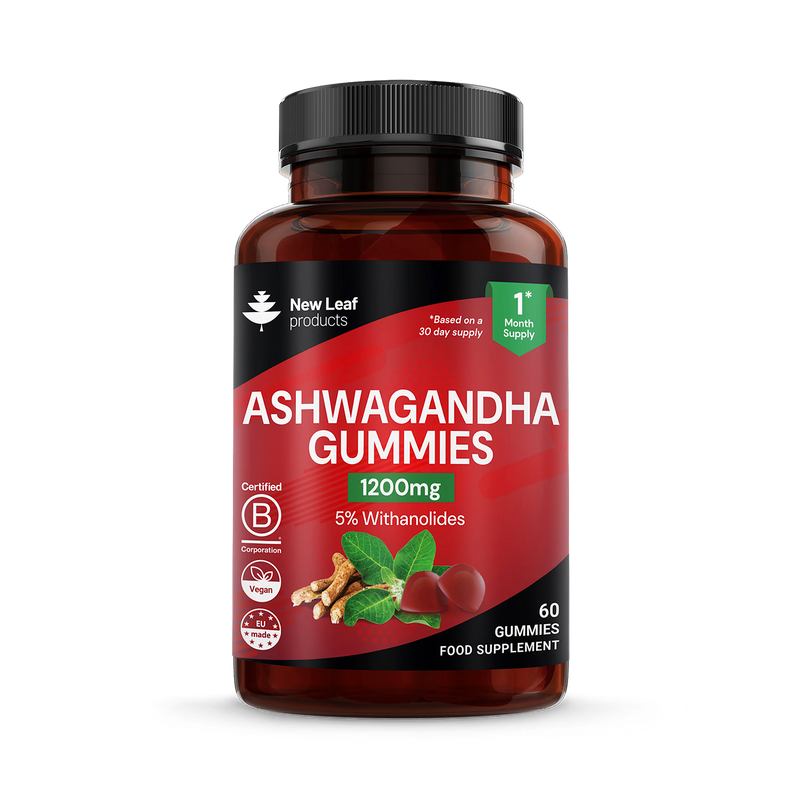 New Leaf Products Ashwagandha Gummies 60 gummies (British brand)