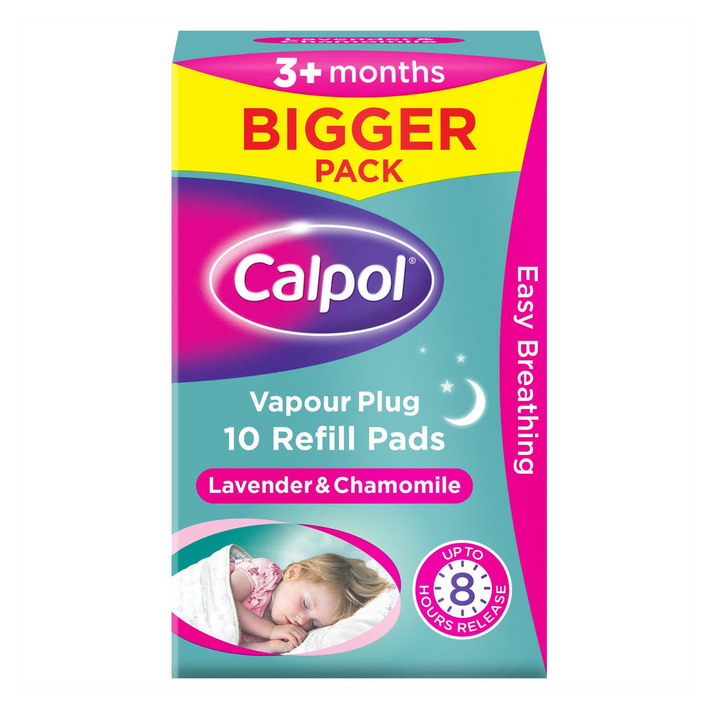 Calpol Vapour Plug Refill Pads Lavender & Chamomile 3+ Months x10