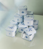 Royal Copenhagen porcelain alphabet bonbonniere, UK version