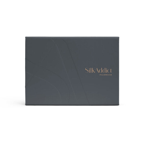 Silk Addict mulberry silk pillowcase twinpack - British product