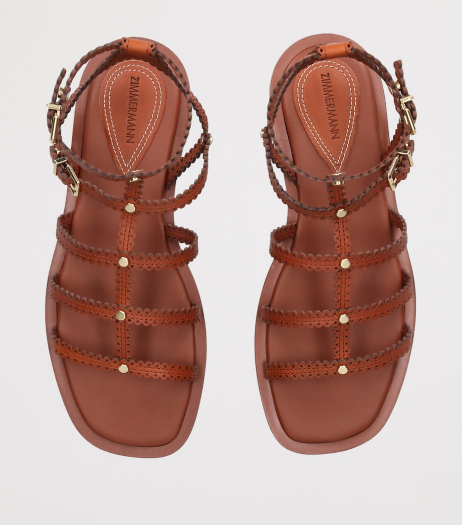 Zimmermann Goldie skinnsandaler (britisk merke)