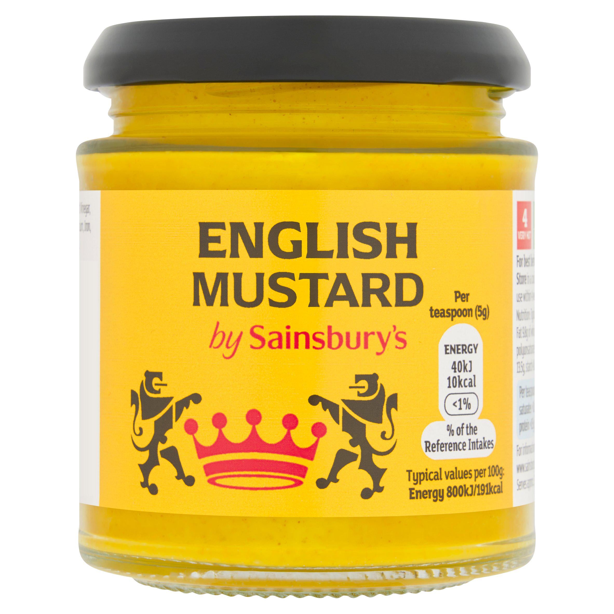 Sainsbury's English Mustard 185g Mustard Sainsburys   