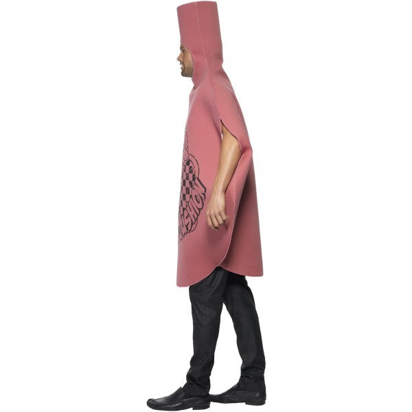 Smiffys whoopie cushion costume pink foam tunic, imported from the UK