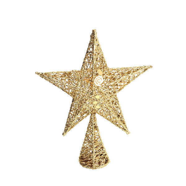 Livingandhome Christmas tree topper star ornament small, imported from the UK