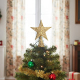 Livingandhome Christmas tree topper star ornament small, imported from the UK
