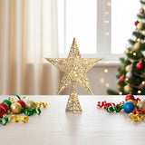 Livingandhome Christmas tree topper star ornament small, imported from the UK