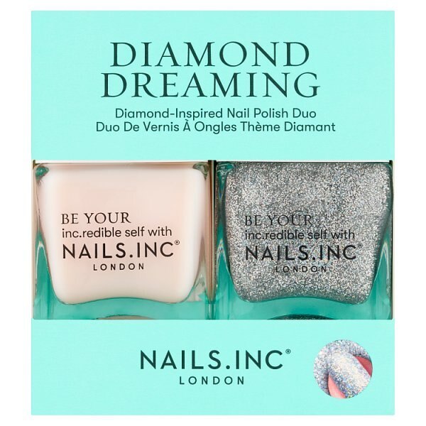 Nails.INC Diamond Dreaming Nail Polish Duo GOODS Superdrug   