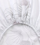 Yves Delorme Floral Orchidee double fitted sheet 140cm x 200cm (British brand)