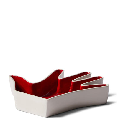 Harrods Cassina Impronta Mano Ceramic Trinket Tray- Buy online at McGrocer