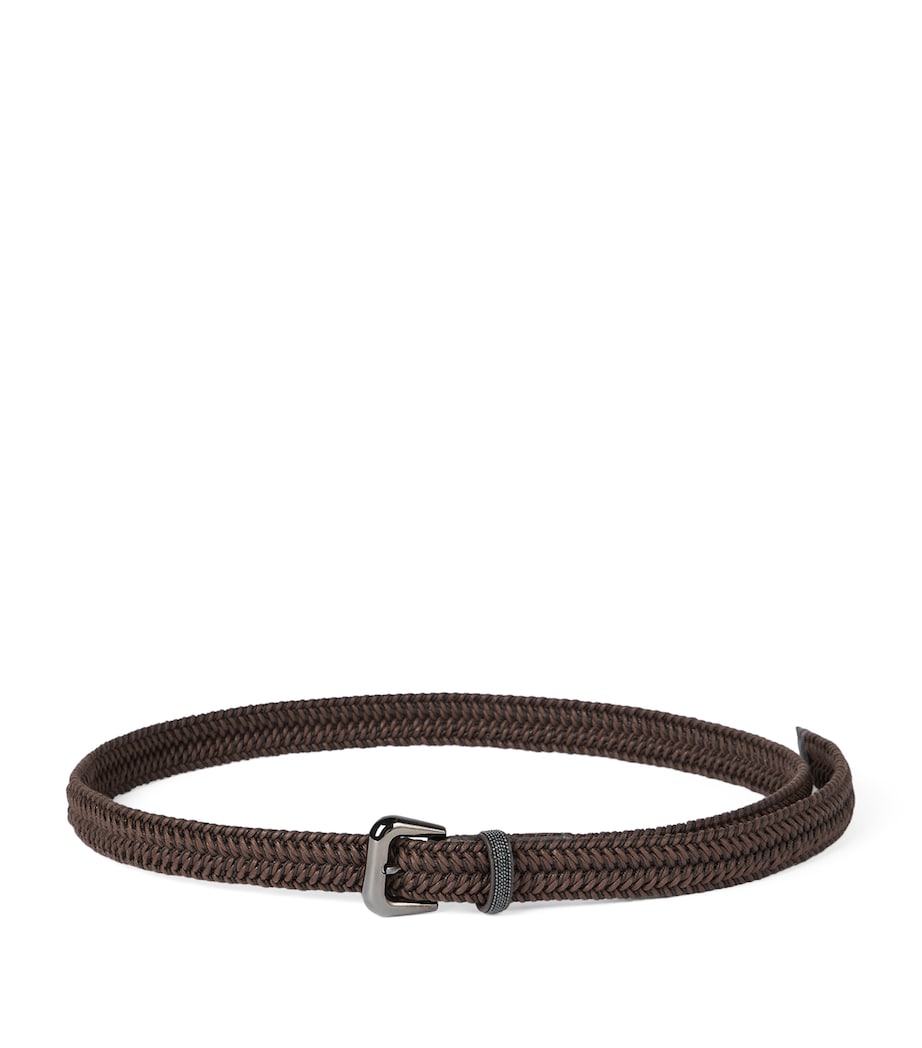 Brunello Cucinelli braided monili belt 2.5cm width - British product
