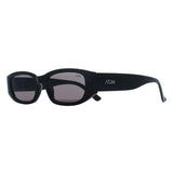 Atum Nyctra black rectangular women sunglasses (British brand)