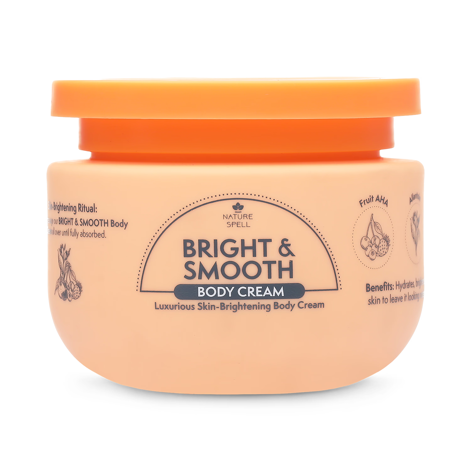 Nature Spell Bright & Smooth body cream 250ml (British brand)