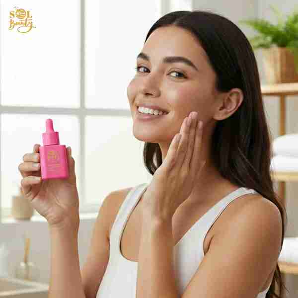 Sol Beauty milky face serum 50ml (British brand)