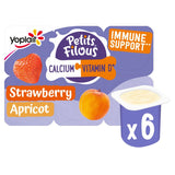 Petits Filous Strawberry and Apricot Fromage Frais 6 x 47g (282g) GOODS ASDA   