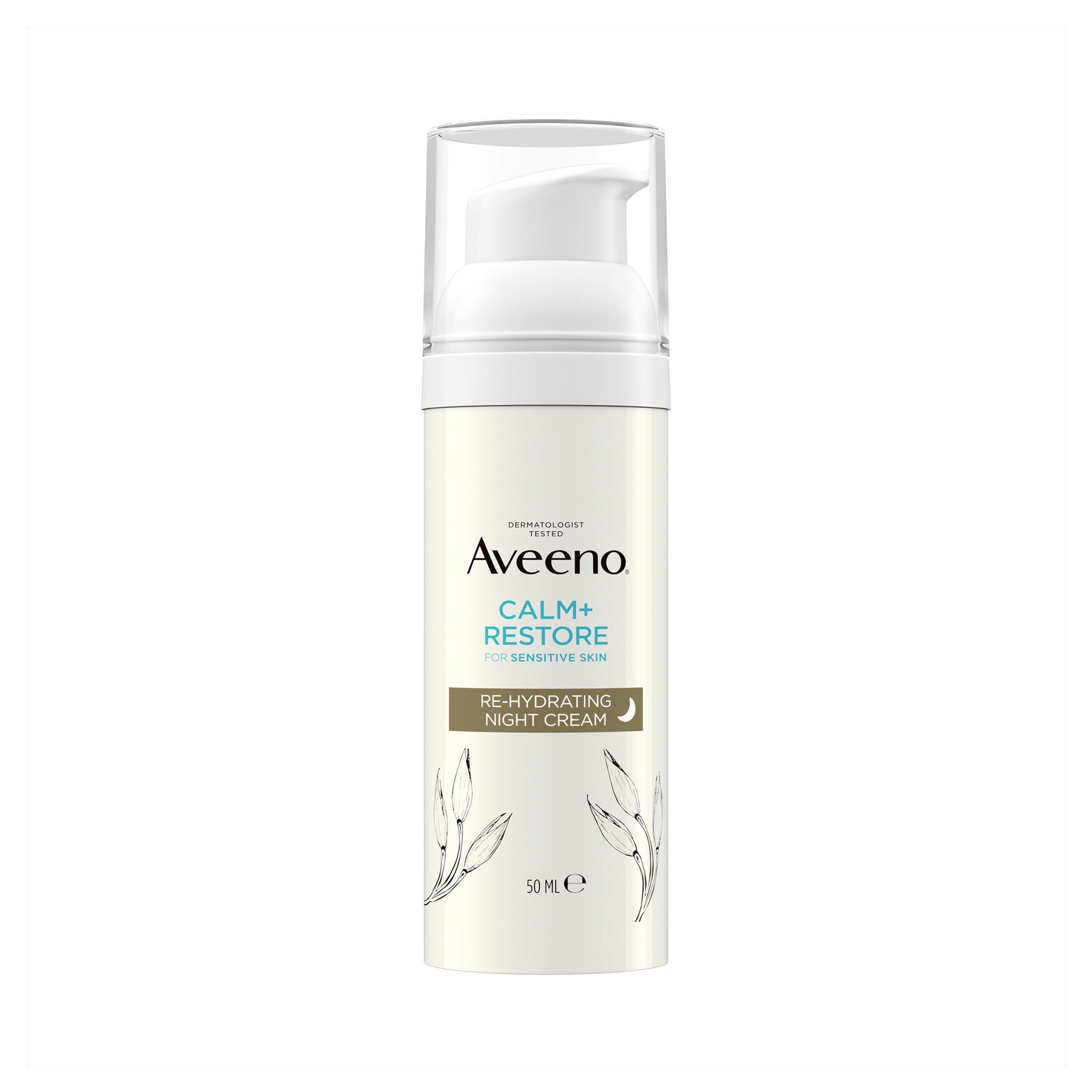 Aveeno Calm & Restore ReHydrating Night Cream 50ml GOODS Sainsburys   