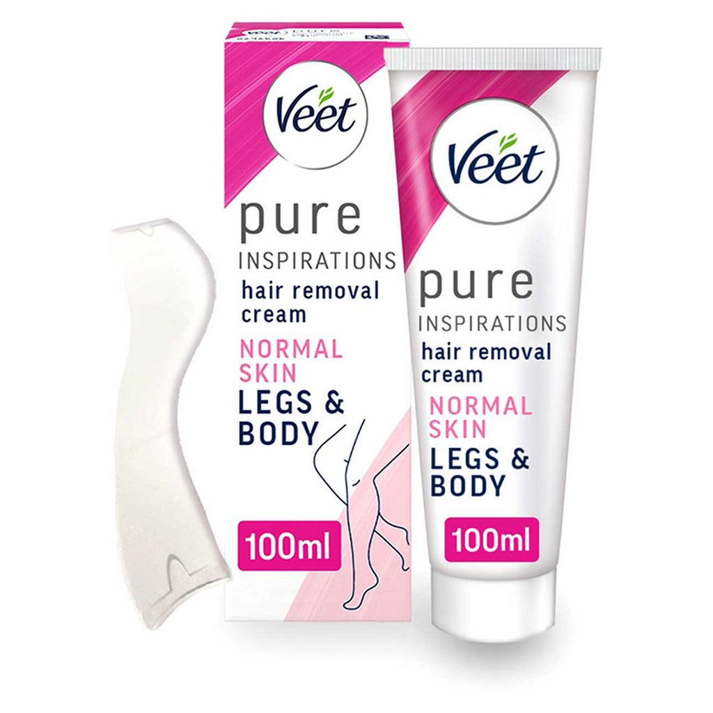 Veet Pure Hair Removal Cream Body & Legs for Normal Skin 100ml