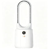 Leaper bladeless fan with LED display (British brand)