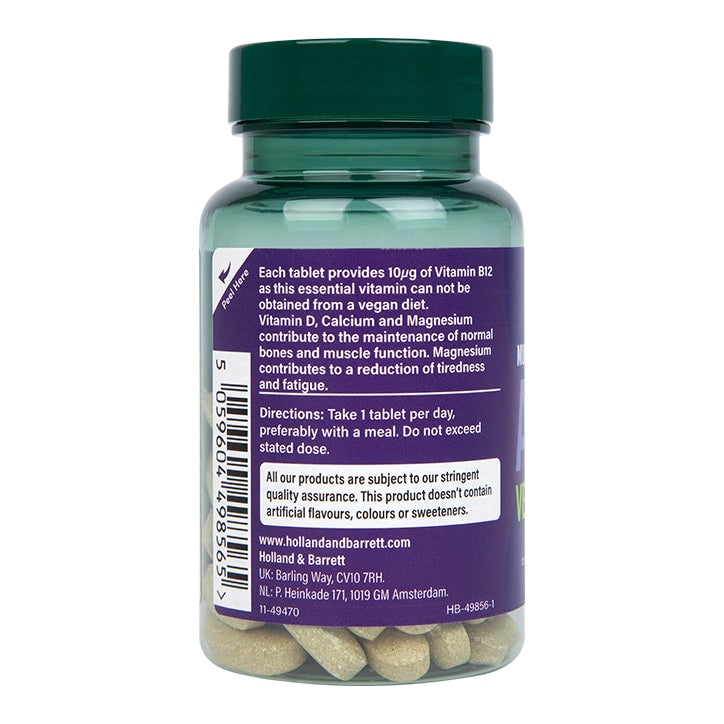 Holland & Barrett ABC to Z Vegan Multivitamins 60 Tablets GOODS Holland&Barrett   