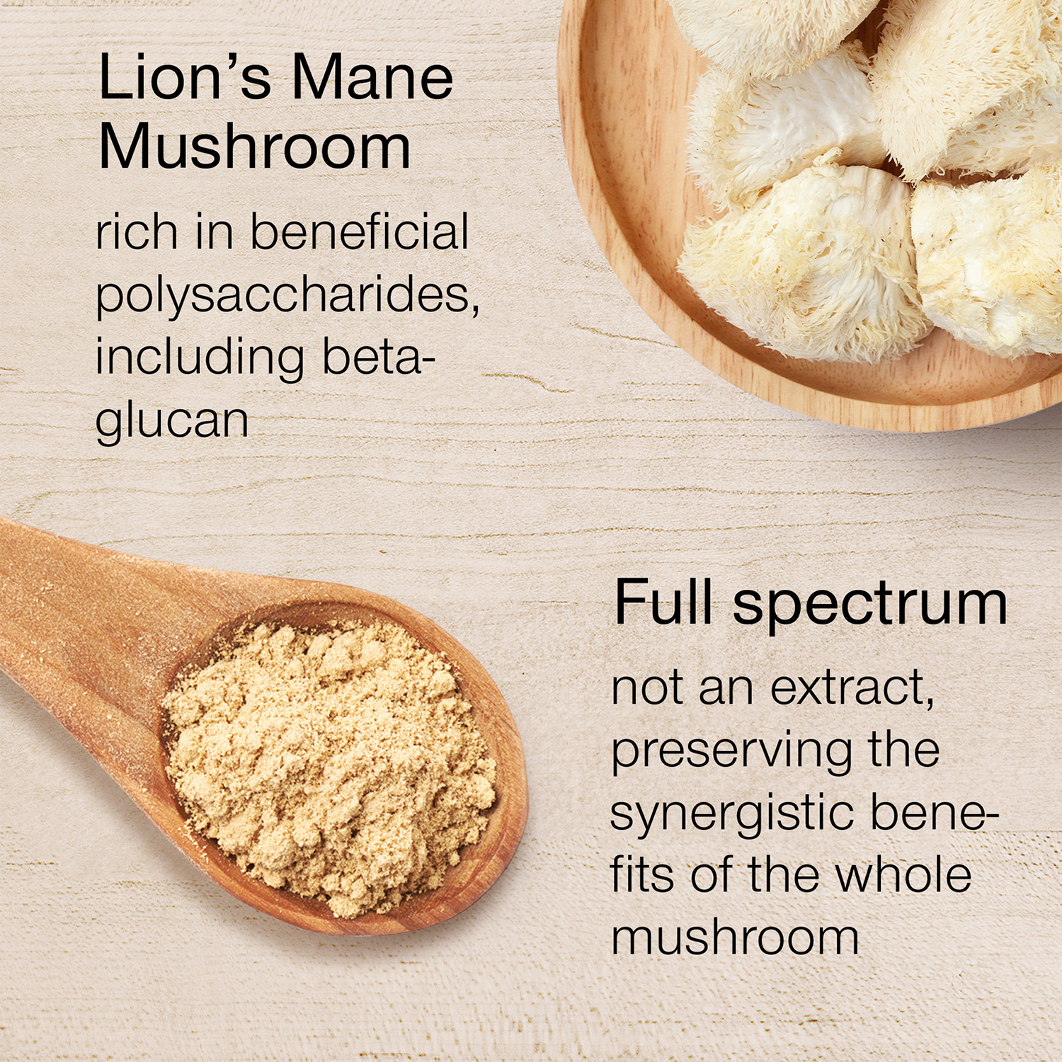 SuperSelf Lion's Mane Mushroom Powder 100g (British brand)