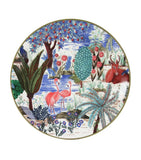 Gien Jardin du Palais canape plates set of 4, imported from the UK