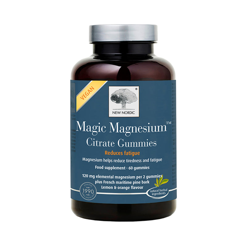 New Nordic magnesium citrate gummies 60 count (British brand)