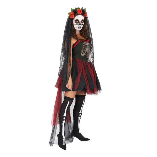 Orion Costumes Day of the Dead Dress Large