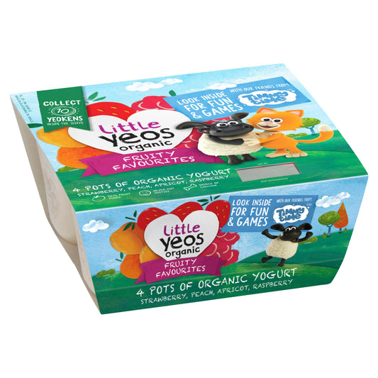 Yeo Valley Organic Little Yeos 4x85g baby meals Sainsburys   