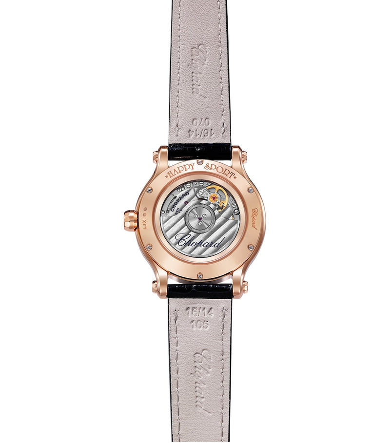 Chopard Happy Sport automatic watch rose gold 33mm - British product