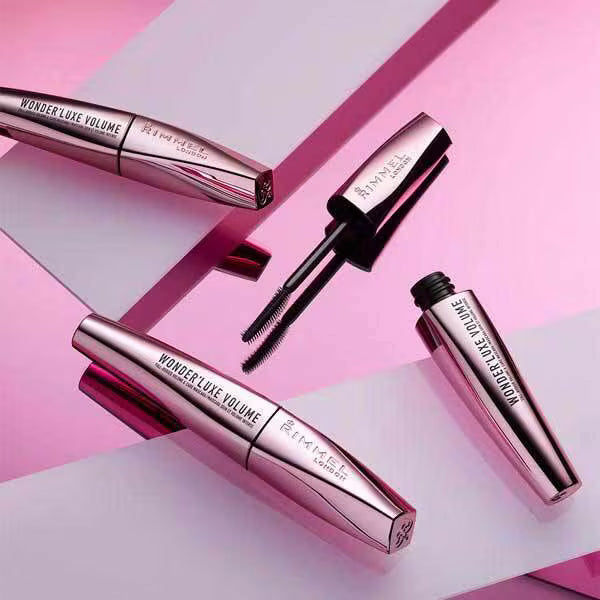 Rimmel Wonderluxe Mascara Black 11ml, imported from the UK