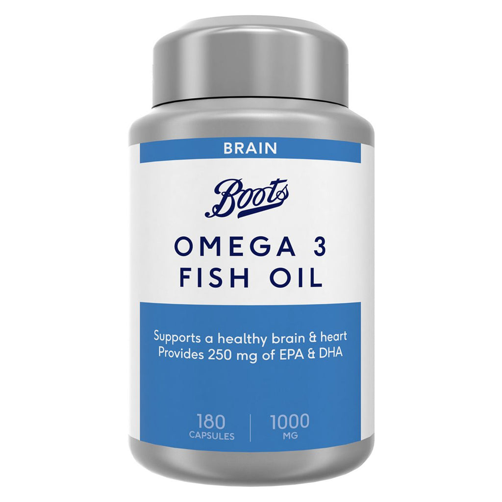 Boots Omega 3 Fish Oil 1000 mg 180 Capsules (6 month supply)