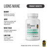 The Ten Percent Club Lion's Mane 90 Capsules, imported from the UK