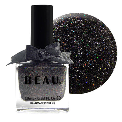 Superdrug BEAU Polish Zero Gravi-spill The Tea Holo Nail Polish 10ml- Buy online at McGrocer