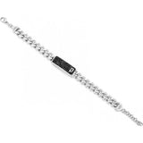 Police silver wire bracelet for men, imported from the UK