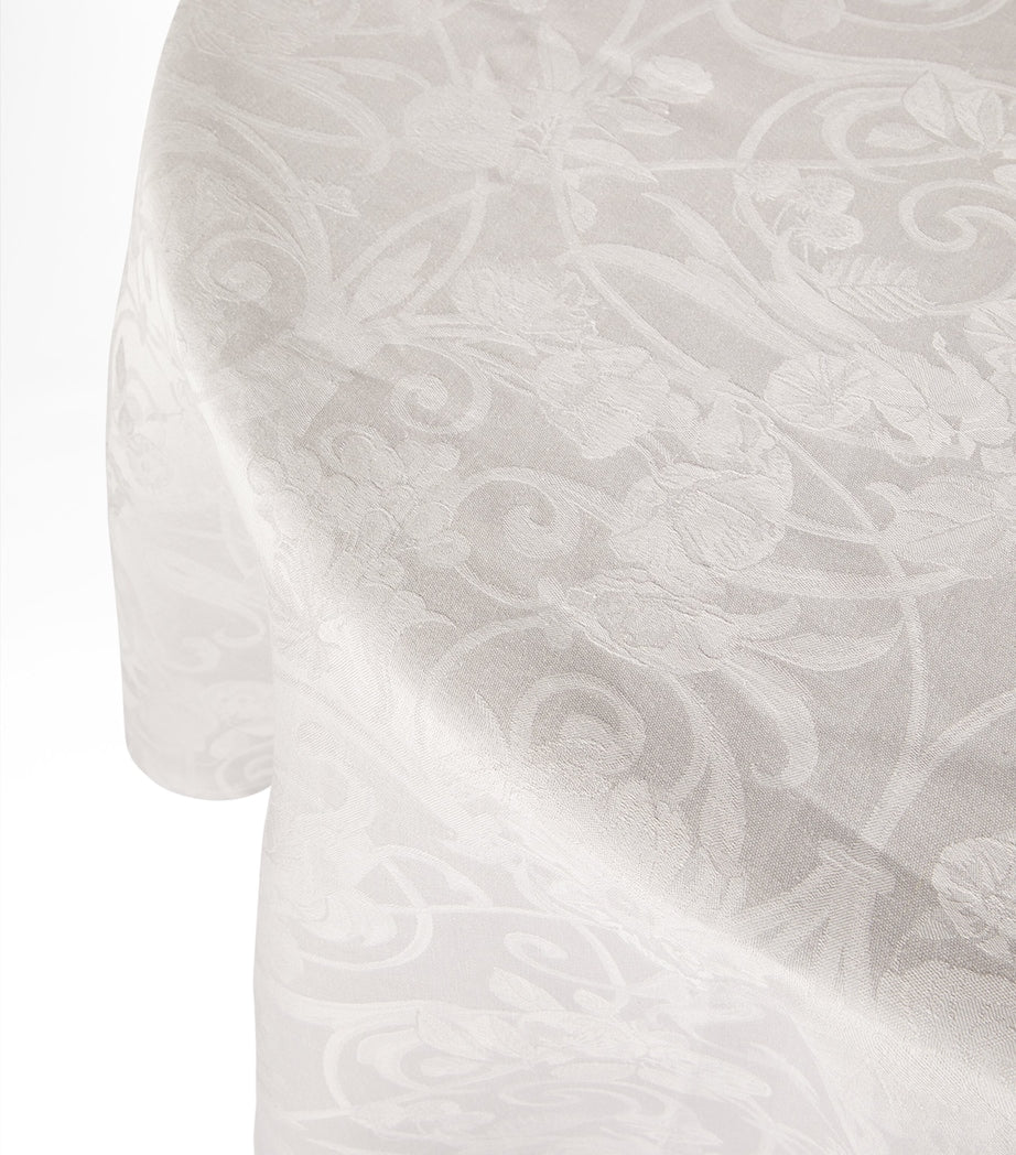 Le Jacquard Français linen Tivoli round tablecloth 240cm, UK version