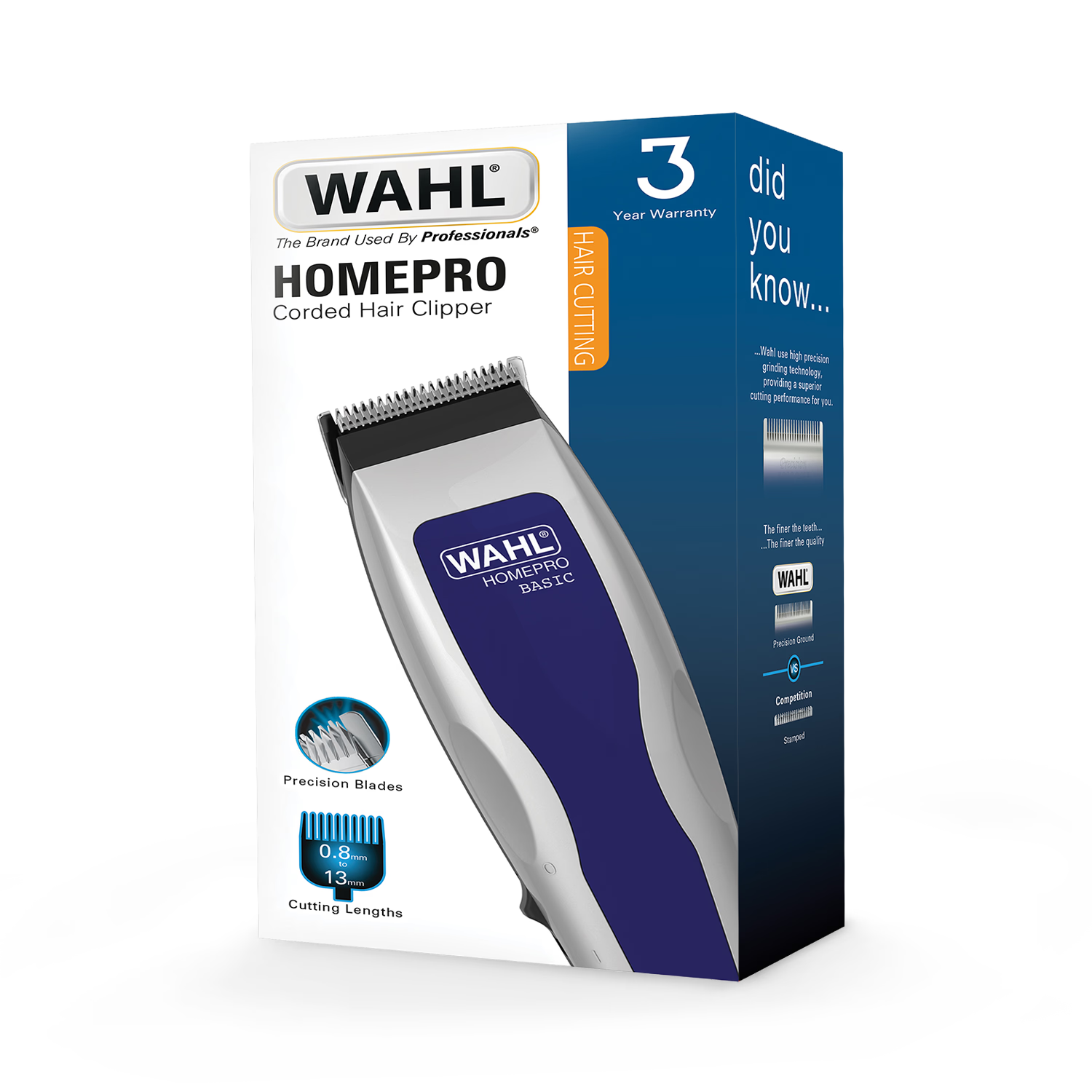Wahl HomePro Basic Clipper kit 11 piece, UK version