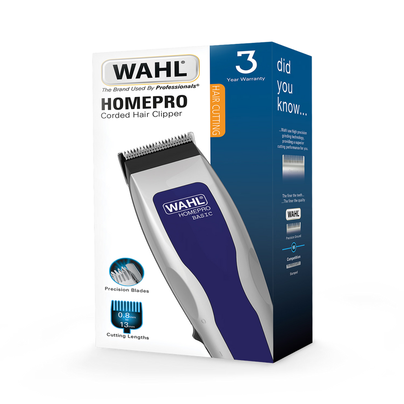 Wahl HomePro Basic Clipper kit 11 piece, UK version