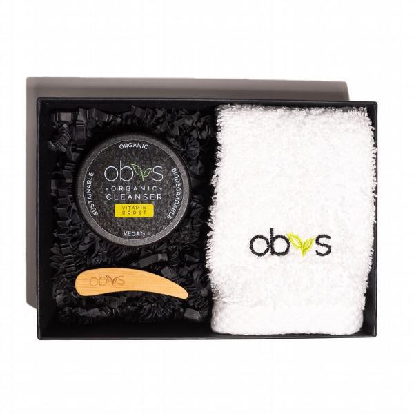 Obvs Skincare Organic Cleanser Vitamin Boost Gift Set GOODS Superdrug   