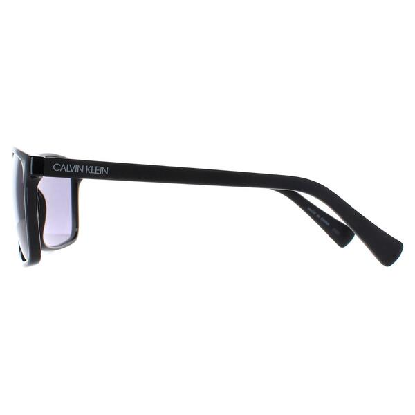 Calvin Klein CK19568S black acetate sunglasses, imported from the UK