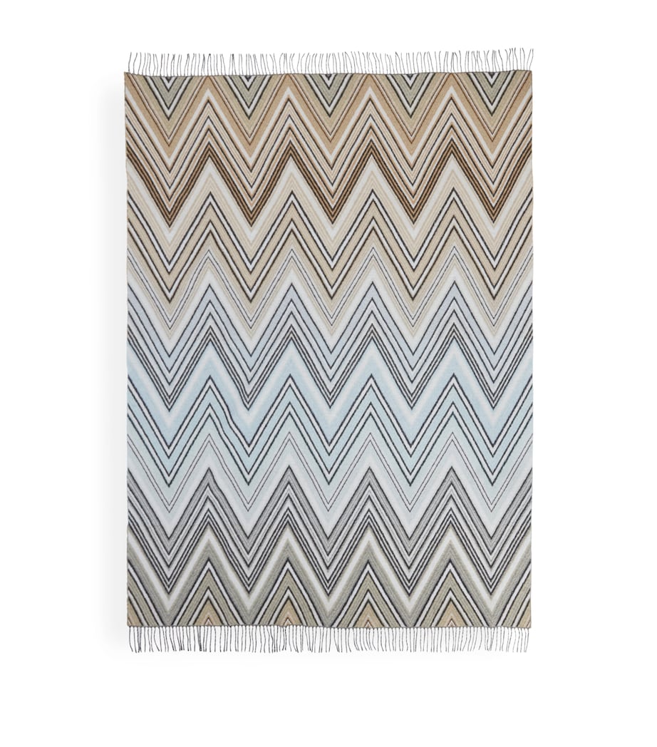 Plume Throw Missoni Home en mélange de laine 130x190cm, importé du Royaume-Uni