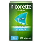 Nicorette Icy White 4mg Nicotine Gum 105 pieces GOODS Boots   