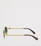 Swarovski oval sunglasses with crystal temples, imported from the UK